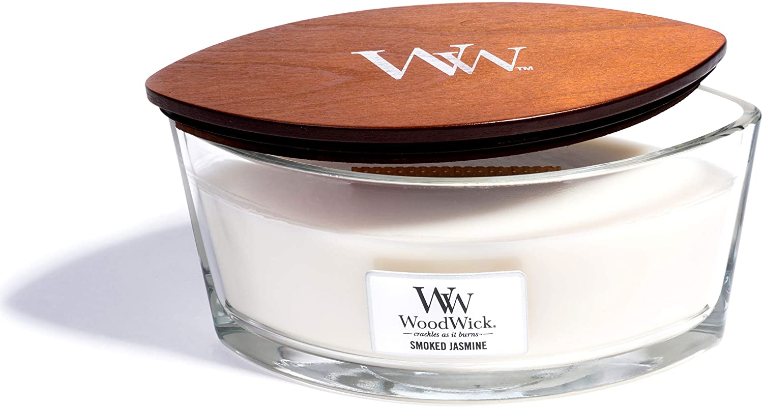 Candela Woodwick Ellipse Smoked Jasmine ? Disponibile su Cookinglife