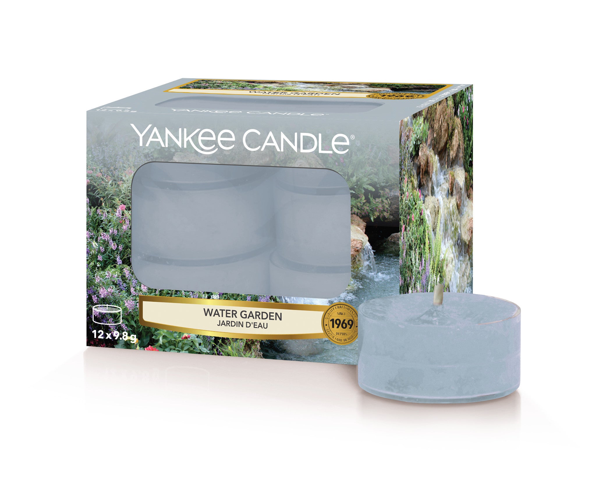 Yankee Candle - Candela Tea Light Water Garden – Home and Glam