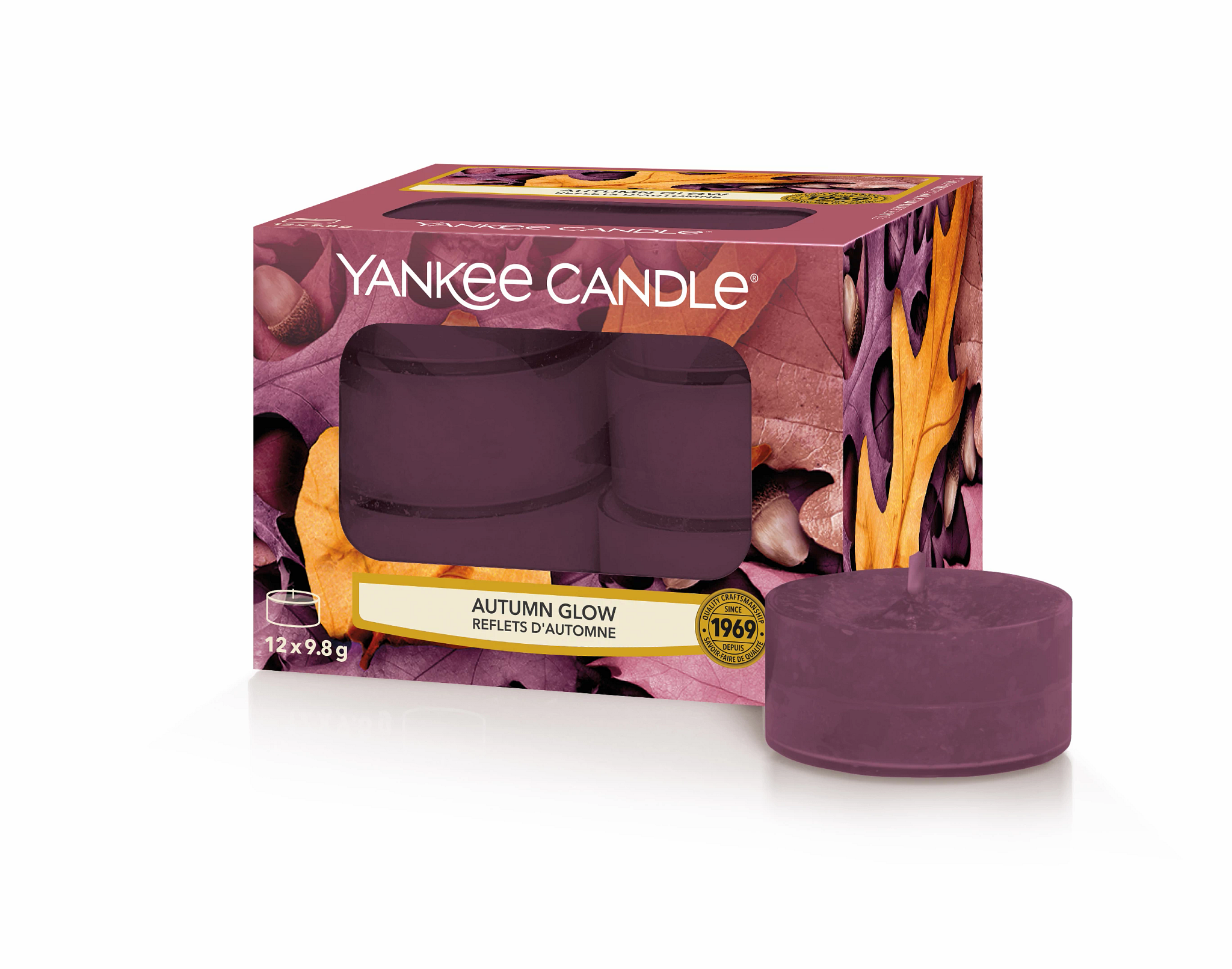 Yankee Candle - Candela Tea Light Autumn Glow – Home and Glam