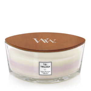 Woodwick - Candela Ellipse Trilogy Terrace Blossoms - Home and Glam