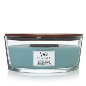 Woodwick - Candela Ellipse Blue Java Banana - Home and Glam