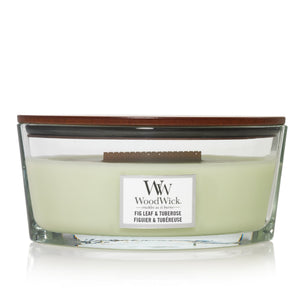 Woodwick - Candela Ellipse Fig Leaf & Tuberose - Home and Glam