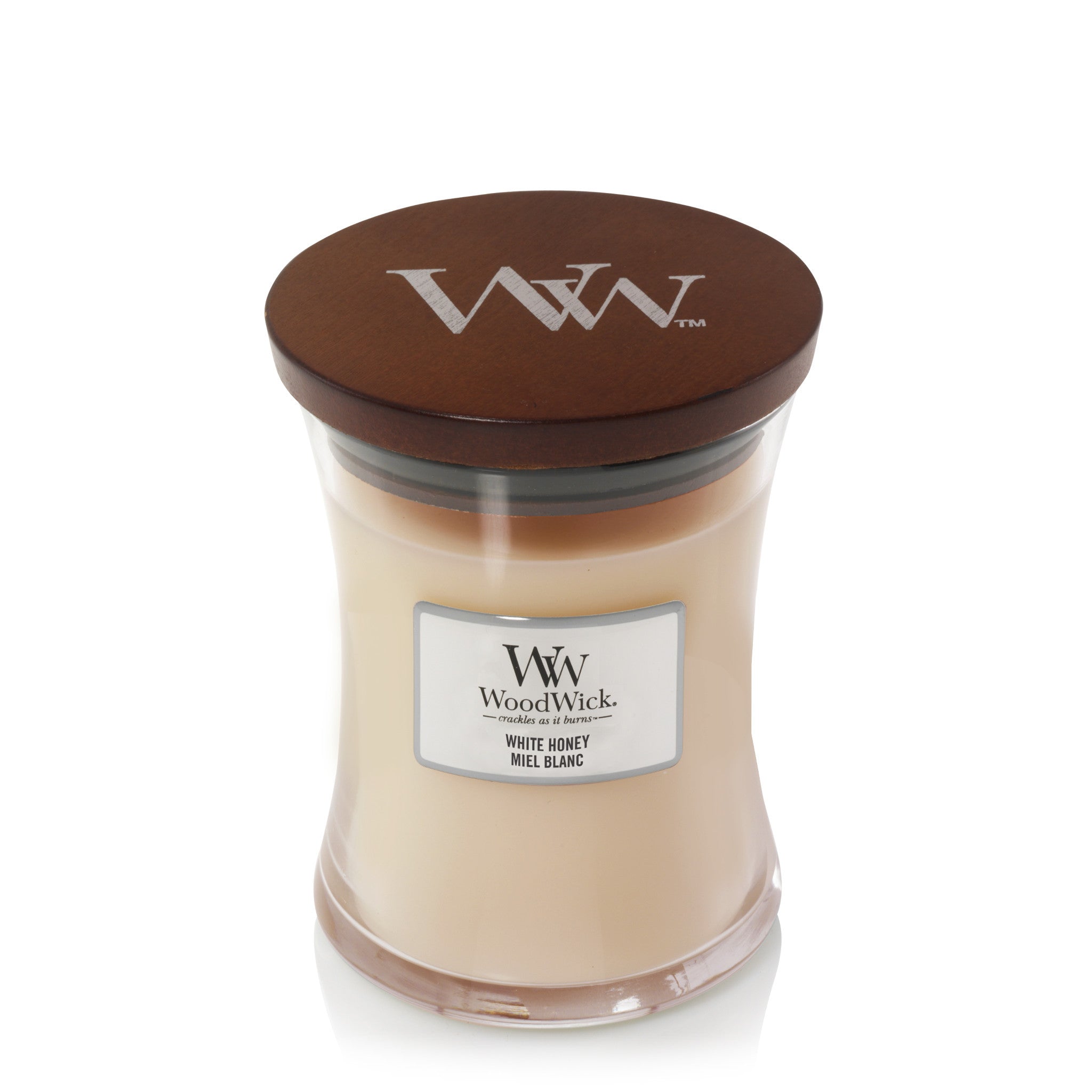 Linen WoodWick - Candela grande